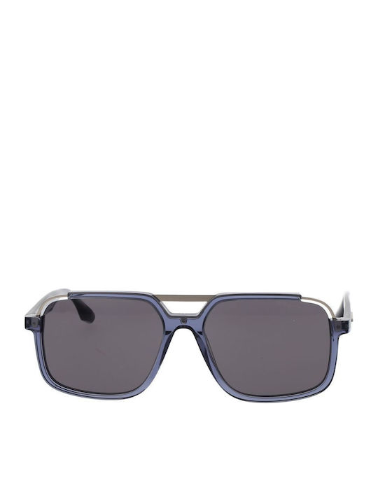 Trussardi Sonnenbrillen Blau mit Horn umrandetem Rahmen Trussardi Sonnenbrillen Blau mit Horn umrandetem Rahmen