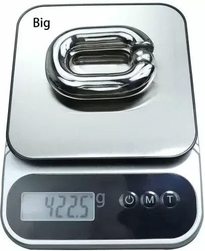 Penis Ring Selgurfos 9051282 8865-20 Pendant 304 Stainless Steel Ejaculation Delay Large