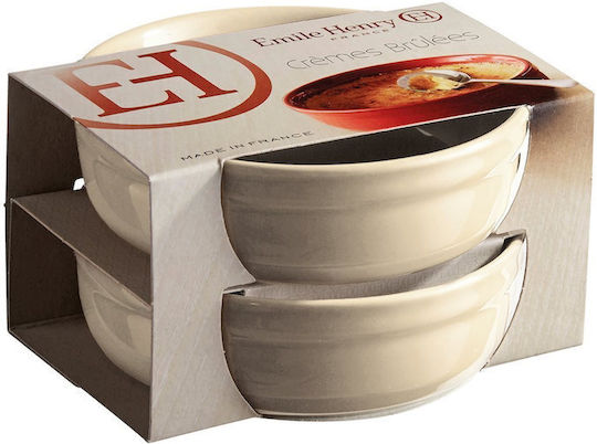 Emile Henry Bakeware Tin For Creme Caramel Ceramic 2 Pieces