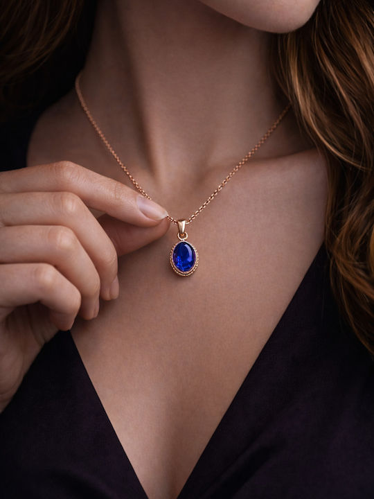 Necklace for Photography Navy Blue