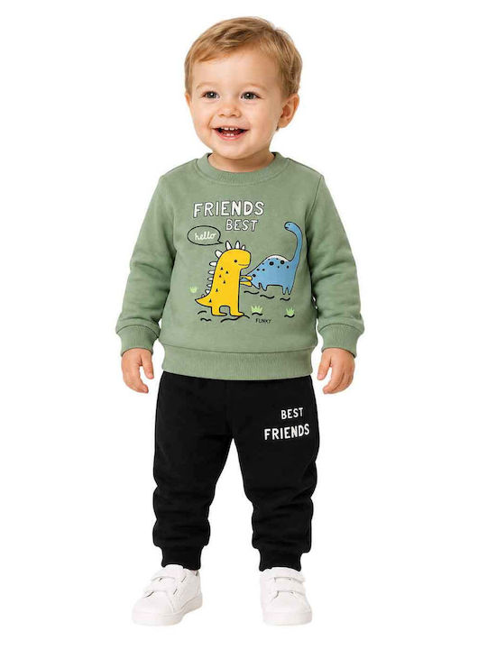 Kinder Sweatpants Set Grün