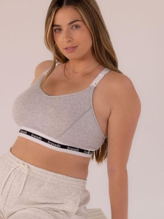 Bravado Maternity & Nursing Bra with Clips Dove Heather