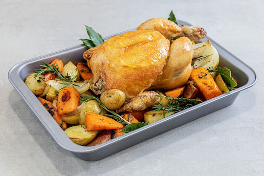 Kitchen Craft Ταψί από Ανοξείδωτο Ατσάλι με Αντικολλητική Επίστρωση 28.5x41cm