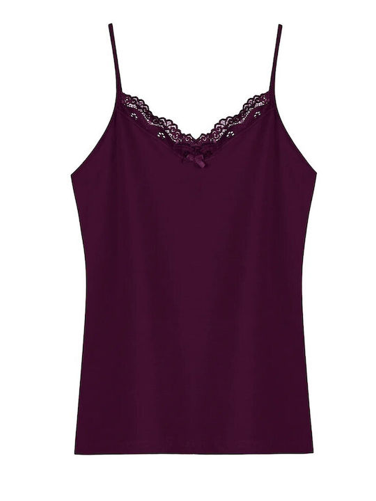Sleeveless Cotton V-Neck Women's Undershirt