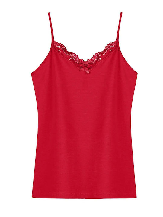 Sleeveless Cotton V Neck Women's Tank Top