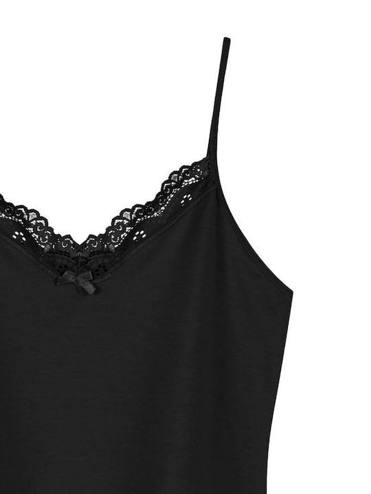 Sleeveless Cotton V Neck Women's Tank Top