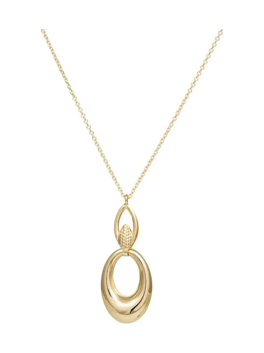 Halskette aus Gold 9K mit Zirkon Halskette aus Gold 9K mit Zirkon