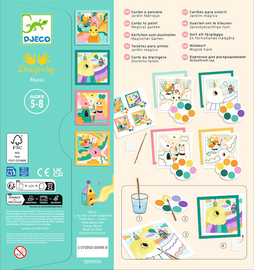 Djeco Magical Garden Painting for Children 8+ Years