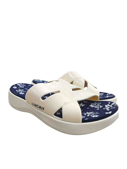 Flip-Flops in Sandal Style in White Colour