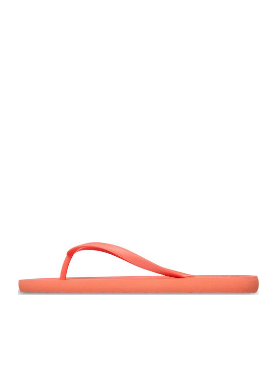 Damen-Flip-Flops - Hausschuhe in Orange