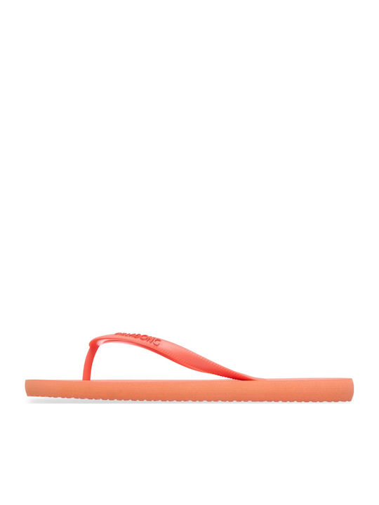 Damen-Flip-Flops - Hausschuhe in Orange