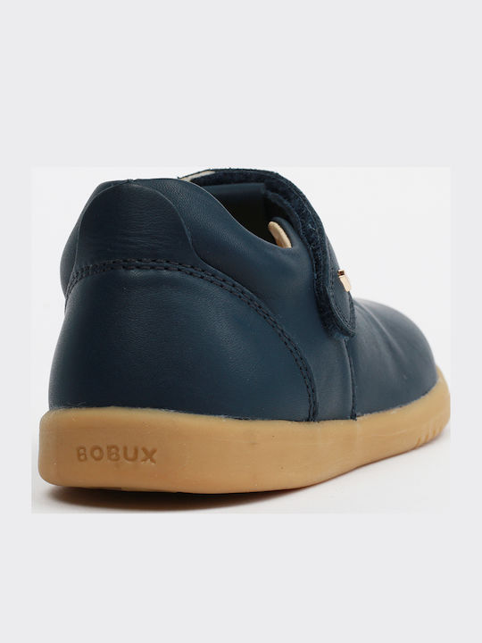 Kids Pumps & Ballerinas With Hoop & Loop Closure Leather Blue