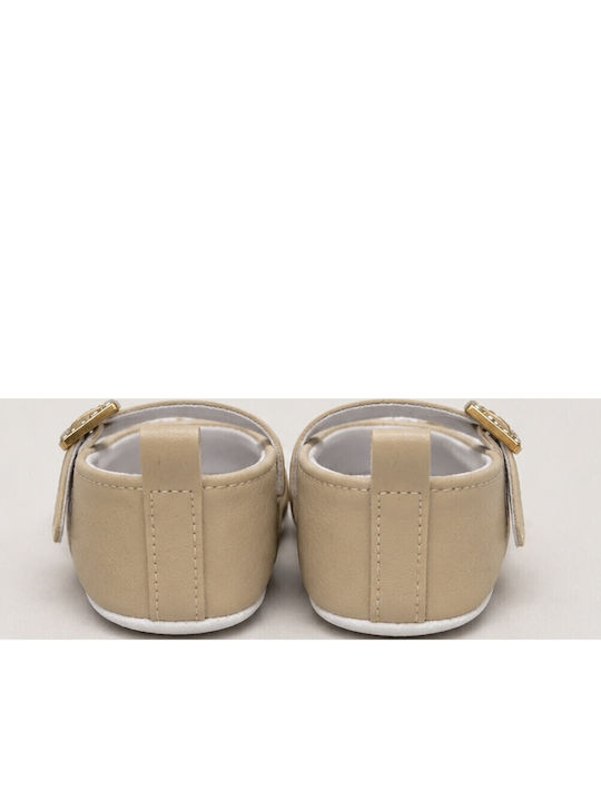 Panino Weiche Sohlenschuhe für Babys Ballerinas Beige
