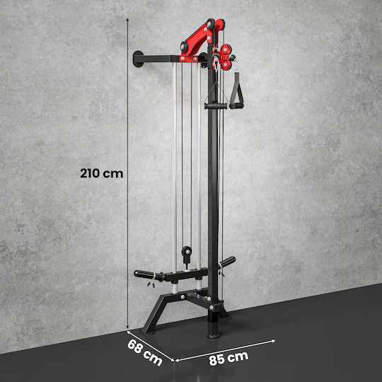 Sportnow Τροχαλία Πλάτης με Βάρη 120kg