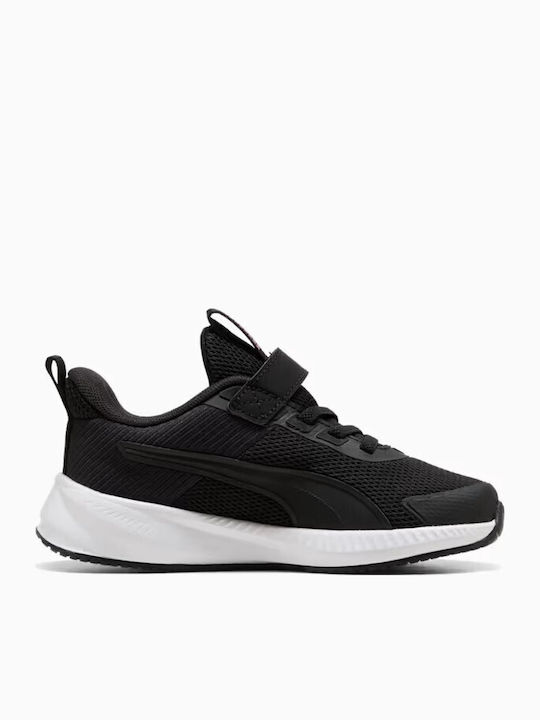 Flyer Kinder Sportschuhe Running mit Schnürsenkeln Schwarz