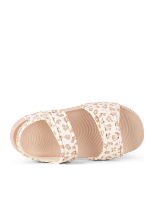 Leopard Kinder Strandschuhe Hellblau