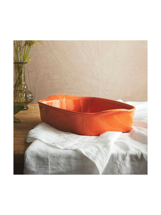 Emile Henry Vas Rectangular Rezistent La Căldură Din Ceramică 42.5x28cm