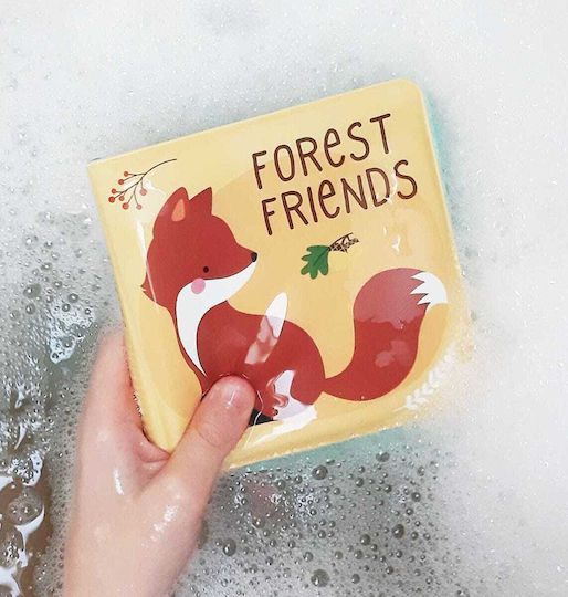 A Little Lovely Company Water Coloring Book And Water Puzzle: Forest Friends Bath Toy