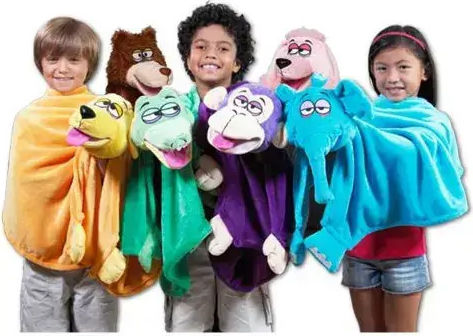 Одеяло Plush Toy Лилаво 100x70εκ.