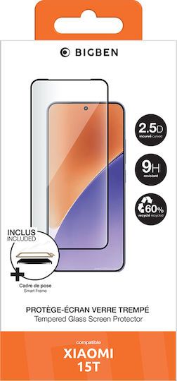 Bigben Connected 2.5d Tempered Glass Xiaomi 15t Shockproof Smartframe Transparent