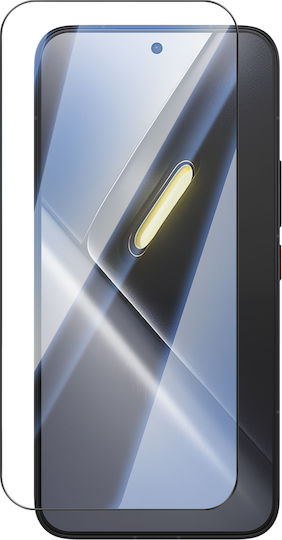 Avizar Displayschutzfolie Poco X8 Pro Max In Beveled Stoßfestes Gehärtetes Glas Schwarz Transparent