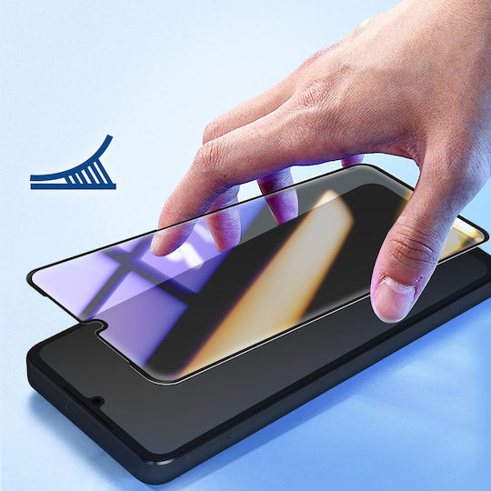 Avizar Displayschutzfolie Galaxy A17 Hybrid Design Vollleim 5d Transparent
