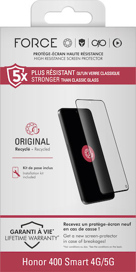 Force Glass Displayschutzfolie Honor 400 Smart 4g 5g In 2.5d Oleophobisches Organisches Glas Transparent