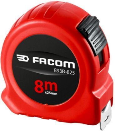Facom 8m x 25mm Tape Measure with Auto-Rewind 25mm x 8m