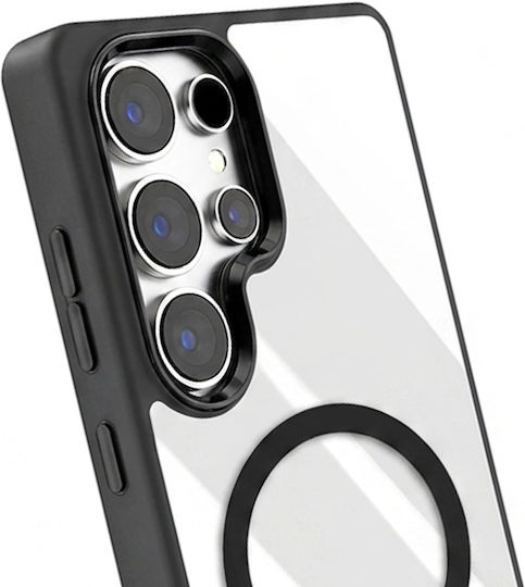 Jaym Bumper Case Galaxy S26 Ultra Magsafe Compatible Reinforced Corners Black Transparent