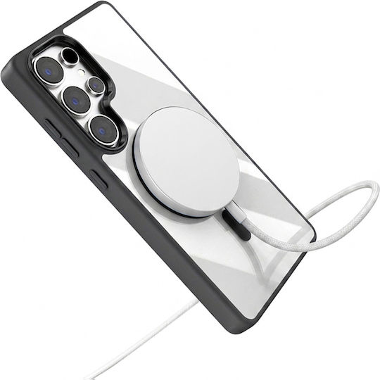 Jaym Bumper Case Galaxy S26 Ultra Magsafe Compatible Reinforced Corners Black Transparent