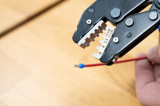 Weicon Πρέσα Ακροδεκτών Διατομής 0.25 - 6mm² με Μηχανισμό Καστάνιας