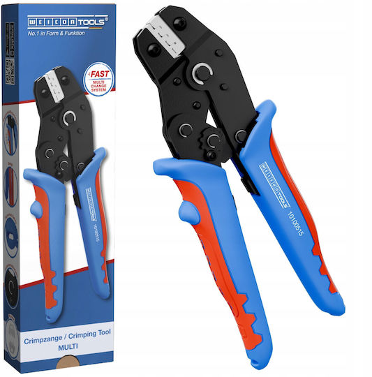 Weicon Crimping Pliers Cross-Section Range 0.25 - 6mm² with Ratchet Mechanism