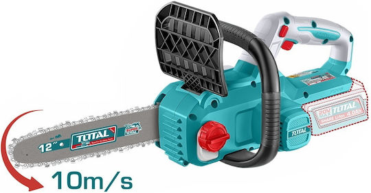 Total Αλυσοπρίονο Μπαταρίας 2x4Ah Brushless 20V 4.6kg με Λάμα 30.48cm