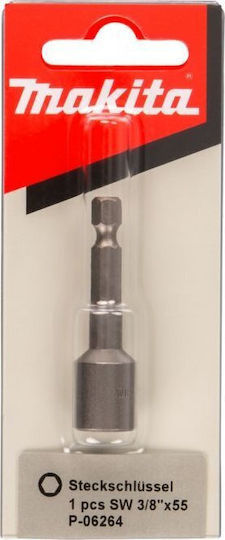 Makita Magnetic Socket with Frame Host 1/4" HEX 3/8" Diameter 1/4" / 3/8" / 55