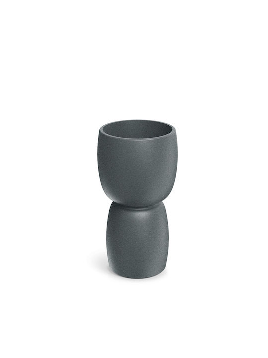 Ethick Keramik Blumentopf Graphit 30x30x54cm