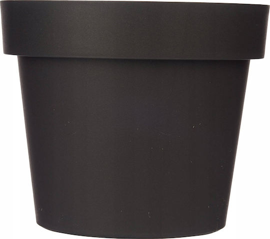 Ibergarden Blumentopf Kunststoff Charcoal