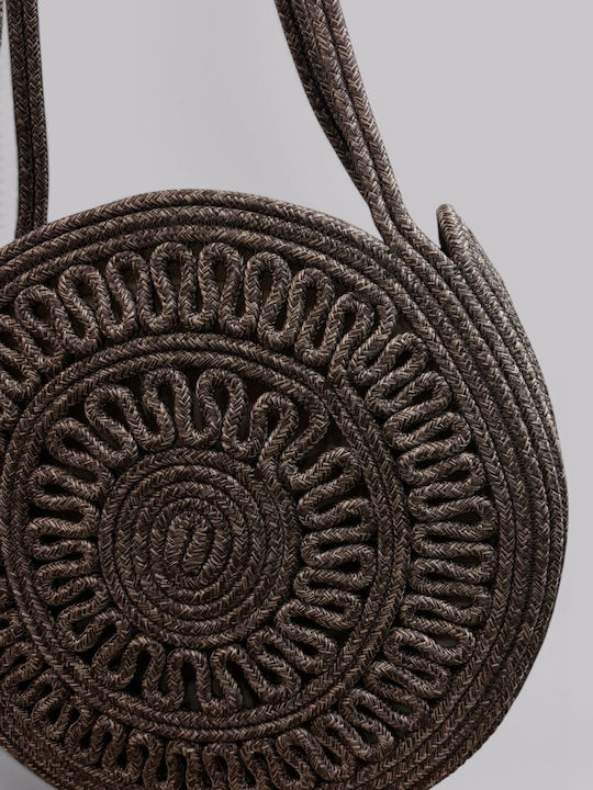 Wicker Brown Beach Bag