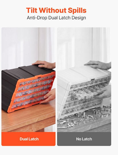 Vevor Plastic Tool Drawer with 40 Sorters