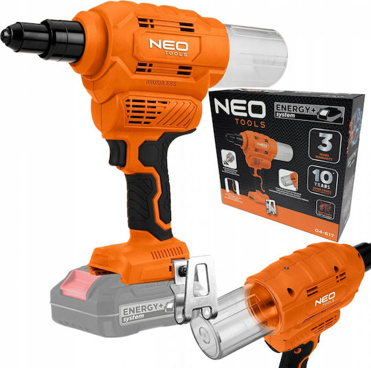 Neo Tools 04-617 Battery Electric Riveter 18V Solo
