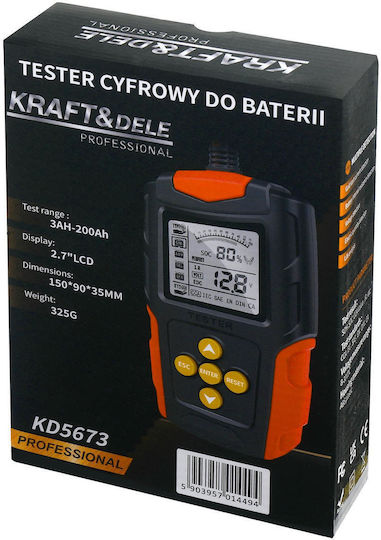 Kraft & Dele KD5673 Digital Test de baterie
