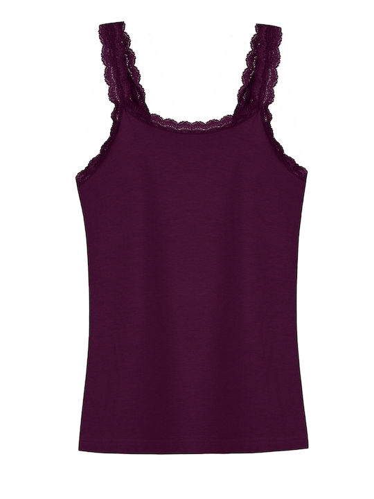 Sleeveless Purple Women's Tank Top Sleeveless Purple Women's Tank Top