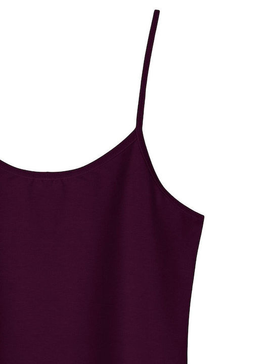 Sleeveless Purple Women's Undershirt