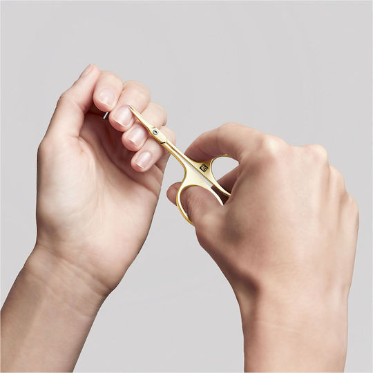 Cuticle Scissors Stainless Steel 90 Mm Gold Zwilling Premium