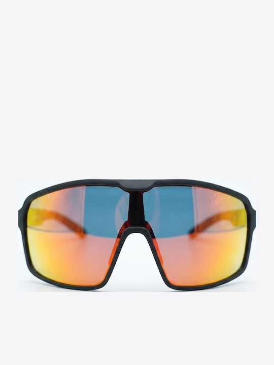 Sharks Bay Clothing Herren Sonnenbrille mit Hellblauem Rahmen und Hellblauen Spiegelglas SUNSB0011G