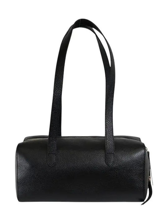 Leder Damen Berufstasche Schwarz