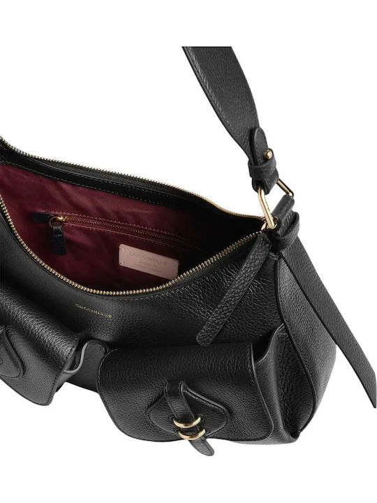 Leder Damen Berufstasche Schwarz