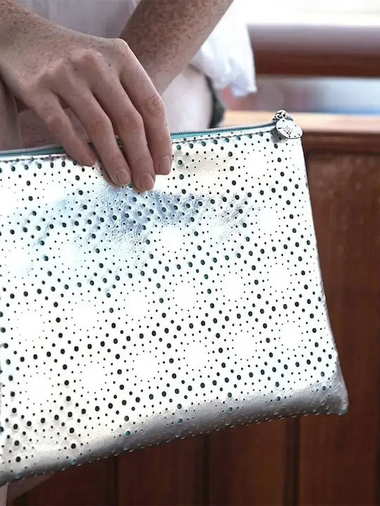 Sanddollar Γυναικείο Clutch Ασημί