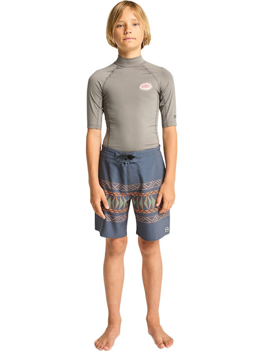 Billabong Kids Swimwear Rashguard Pewter