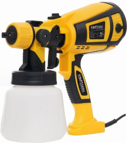 Kraft & Dele KD1657 Elektrische Farbspritzpistole 650W mit Behälterkapazität 0,8 Liter