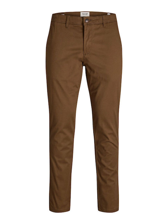 Jpstmarco Мъжки Панталон Чино Еластичен Slim Fit Cocoa